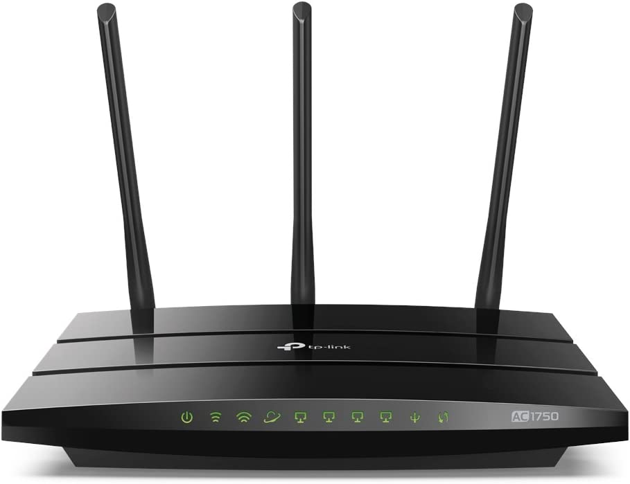 product shot of tplink ac1750 wifi router