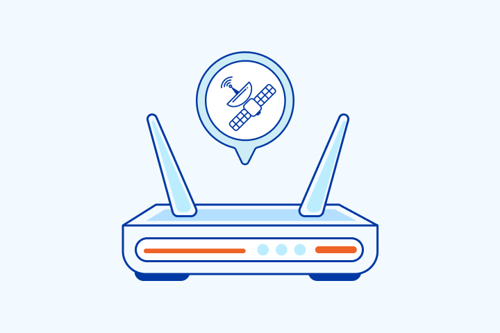 better to rent or buy a router for satellite internet graphic